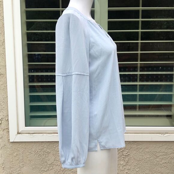 Vince Camuto Split Neck Long Sleeve Blouse SzXS - Picture 6 of 8